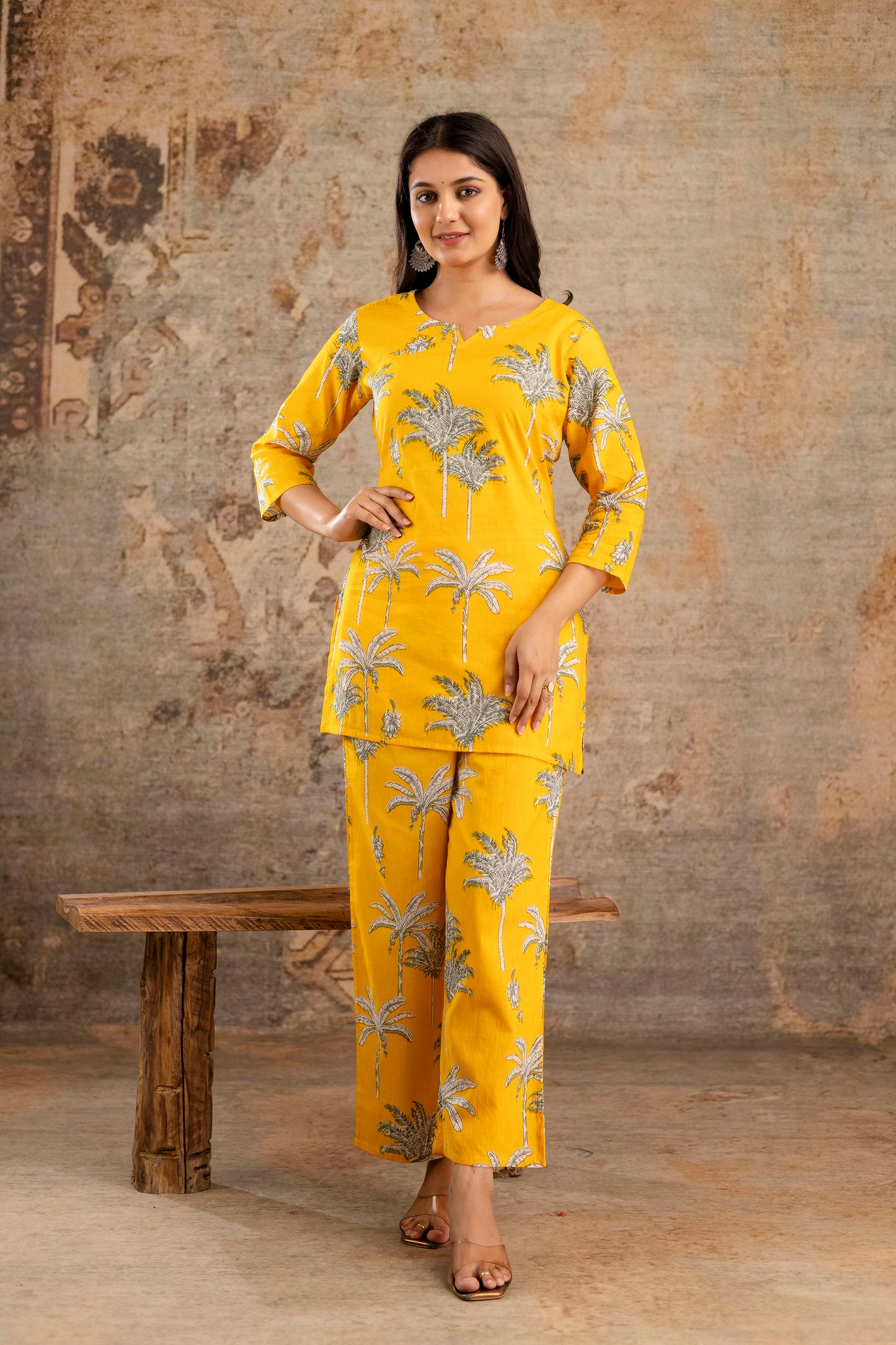 Pure Cotton Floral Printed Co-Ord Set