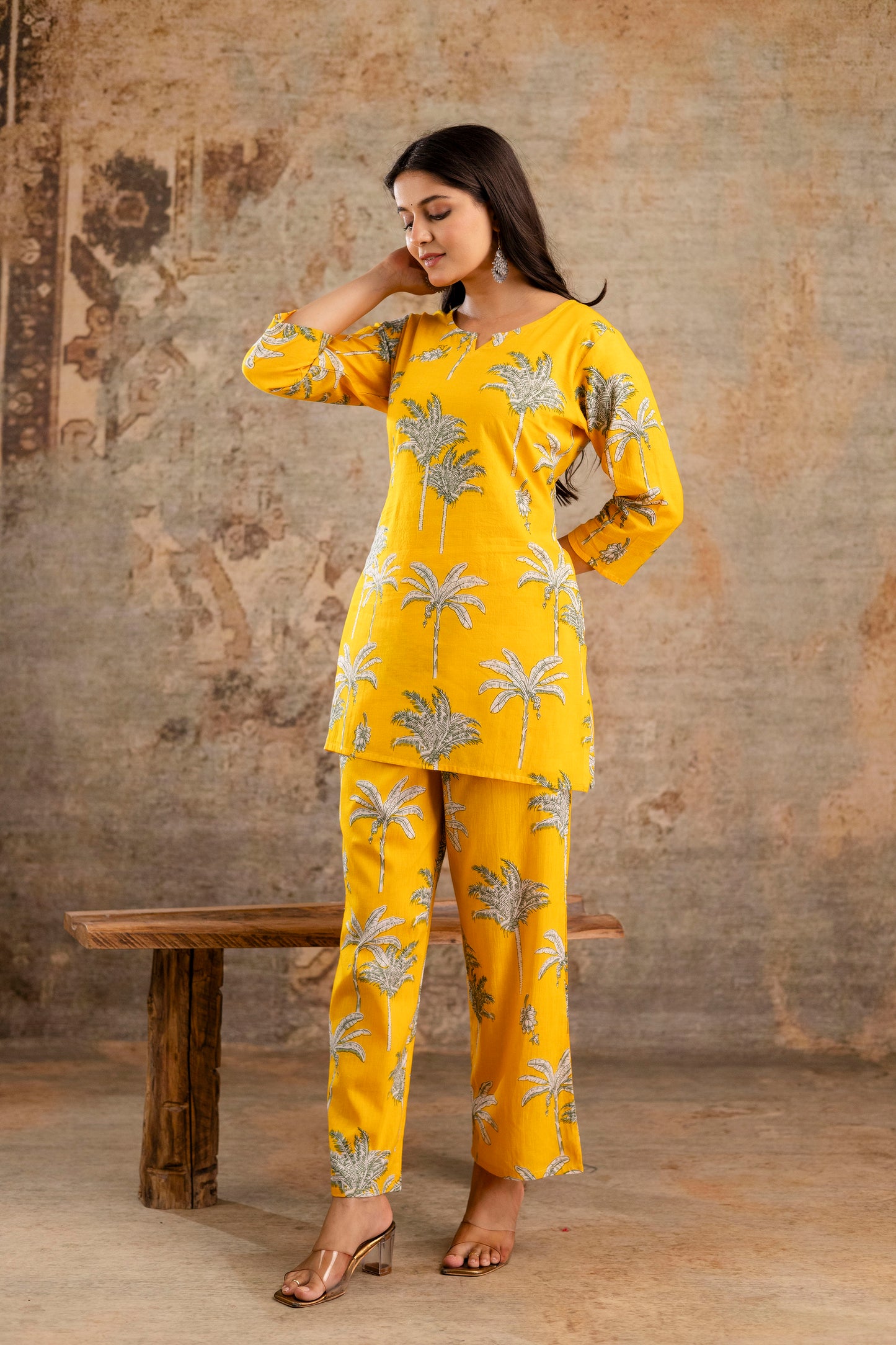 Pure Cotton Floral Printed Co-Ord Set