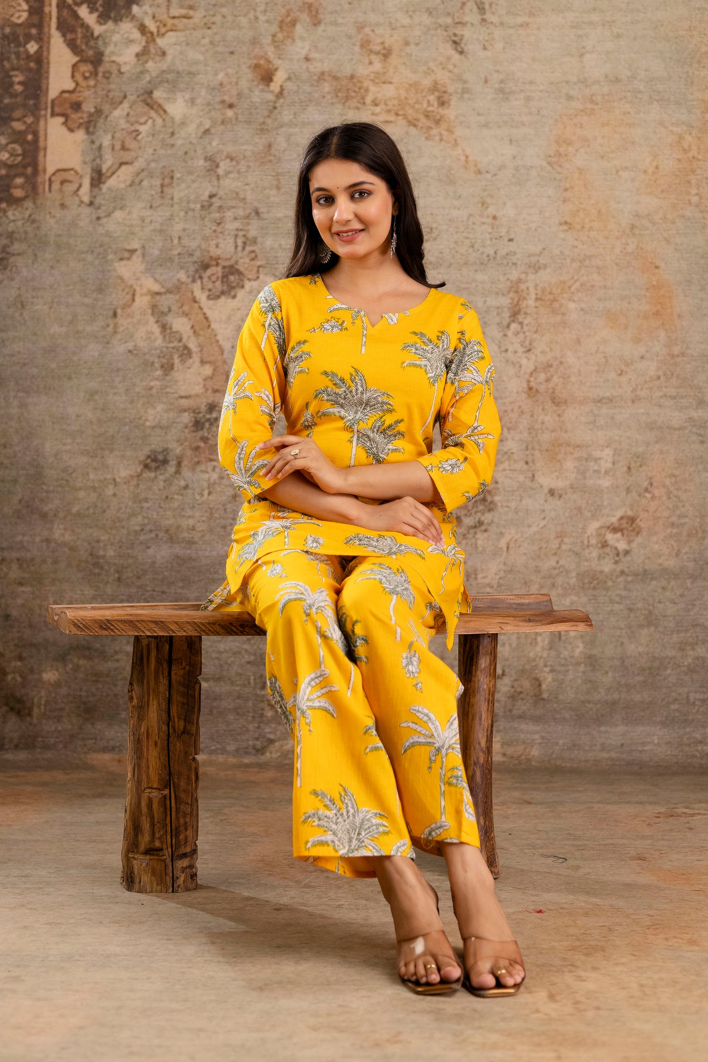 Pure Cotton Floral Printed Co-Ord Set