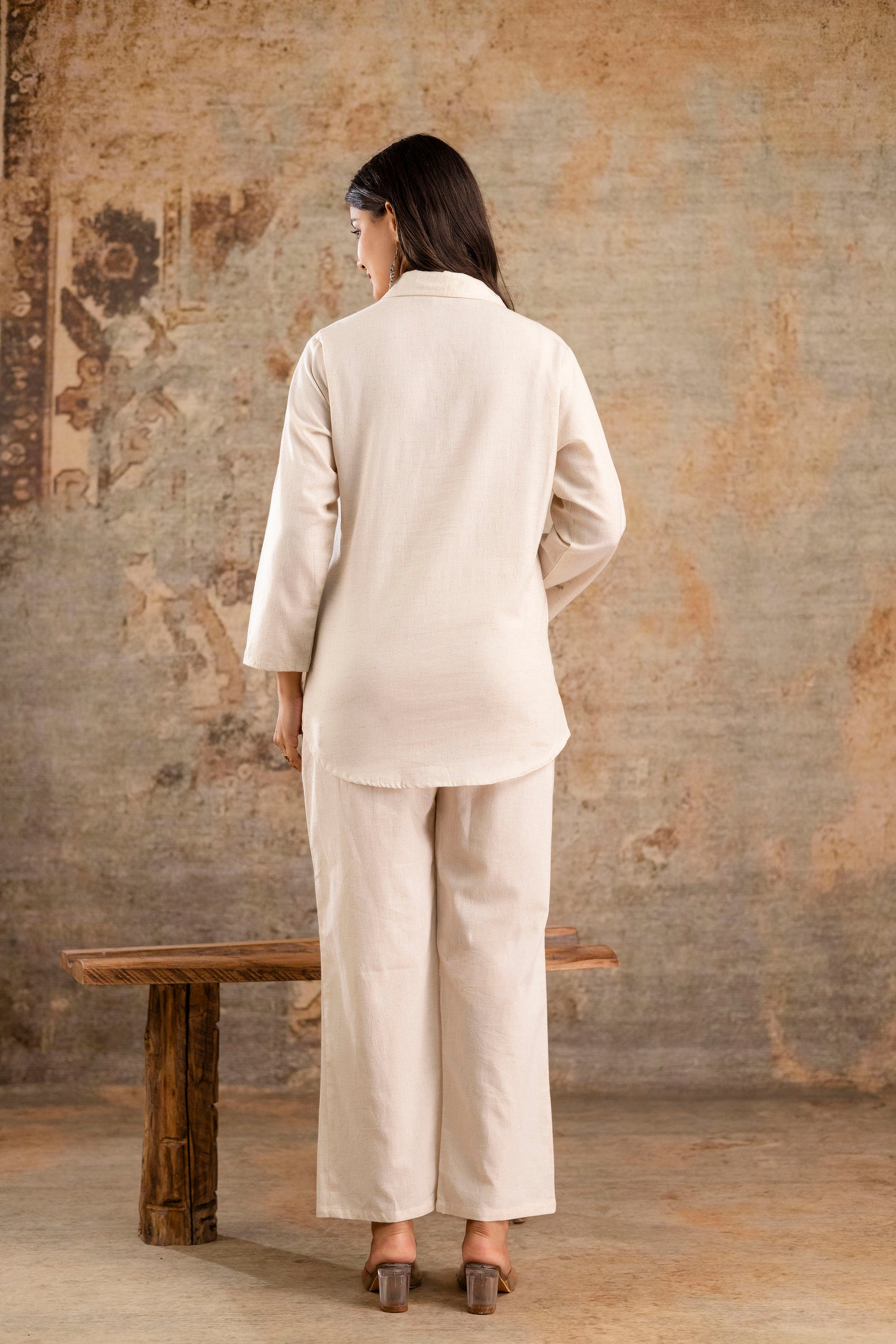 Pure Cotton Flex Embroidered Co-Ord Set