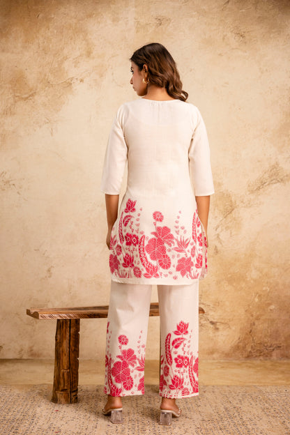 Pure Cotton Flex Printed Co-Ord Set