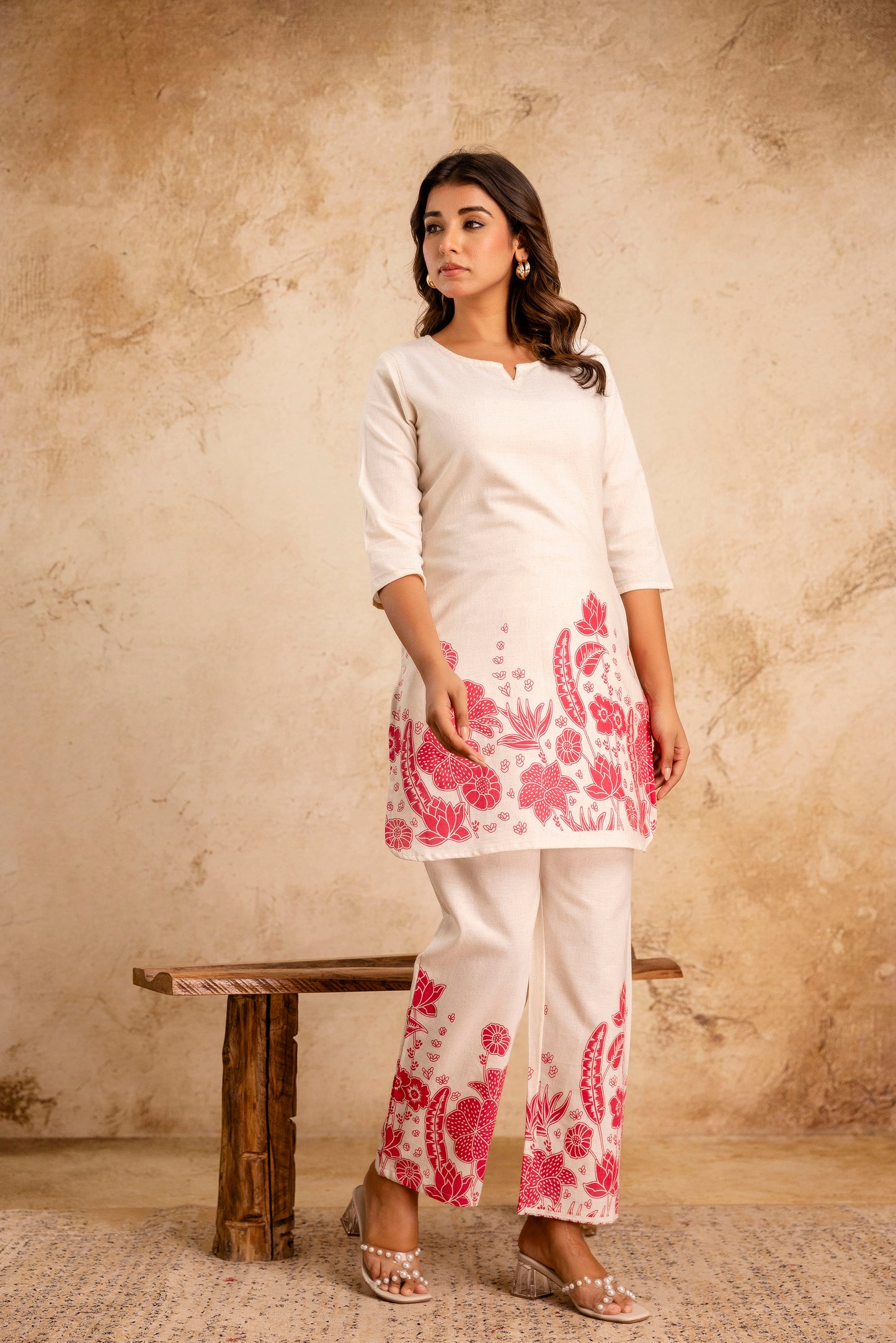 Pure Cotton Flex Printed Co-Ord Set