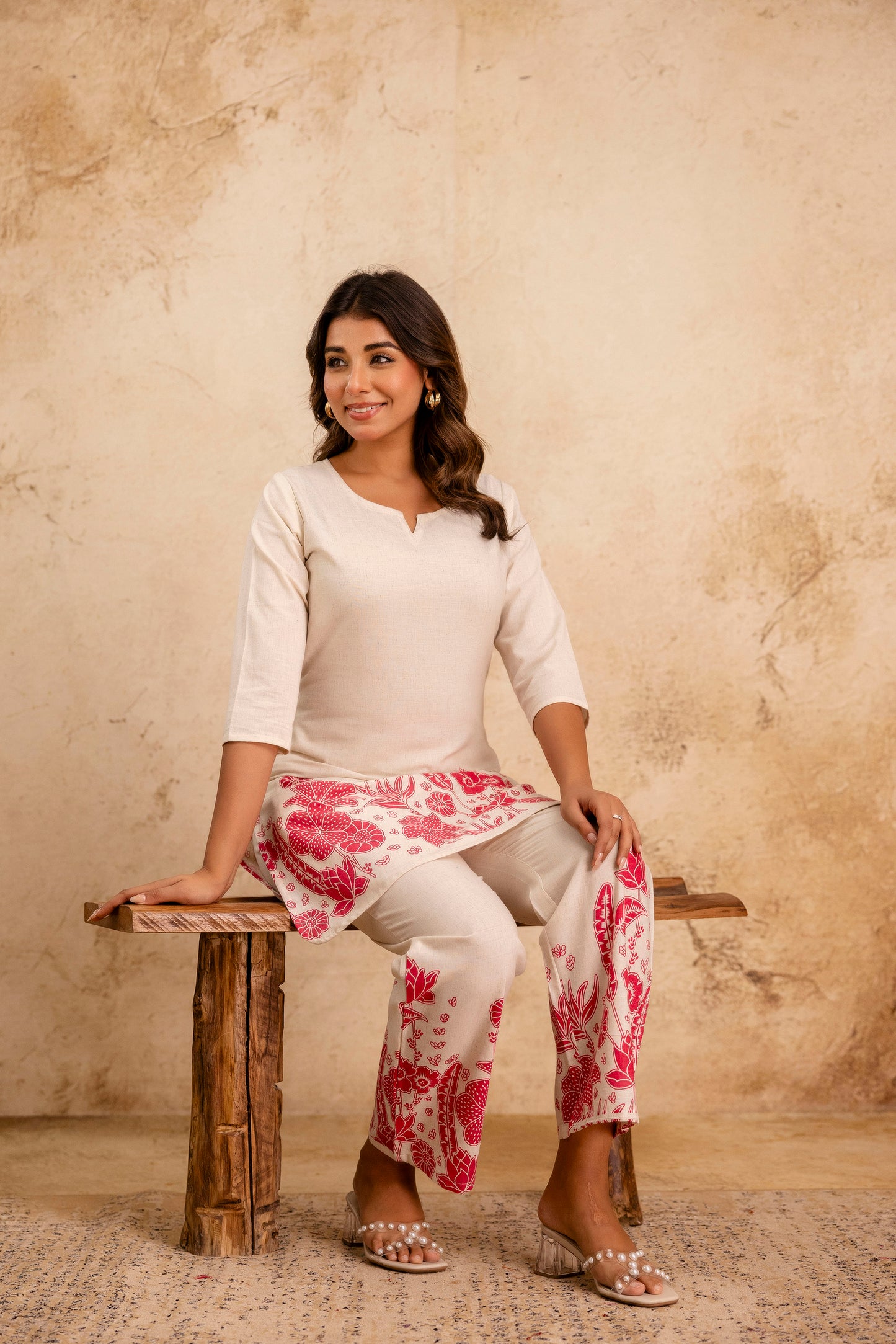 Pure Cotton Flex Printed Co-Ord Set