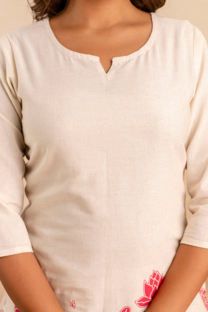 Pure Cotton Flex Printed Co-Ord Set