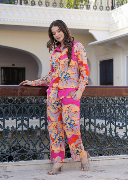 Pure Cotton Printed Co-Ord set