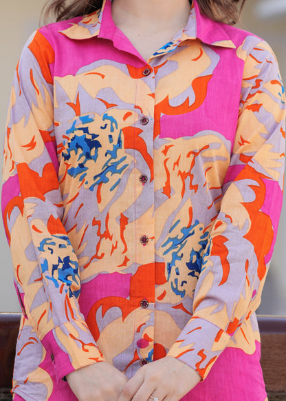 Pure Cotton Printed Co-Ord set