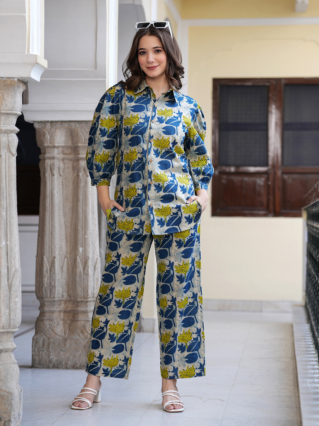 Pure cotton Floral Co-Ord set