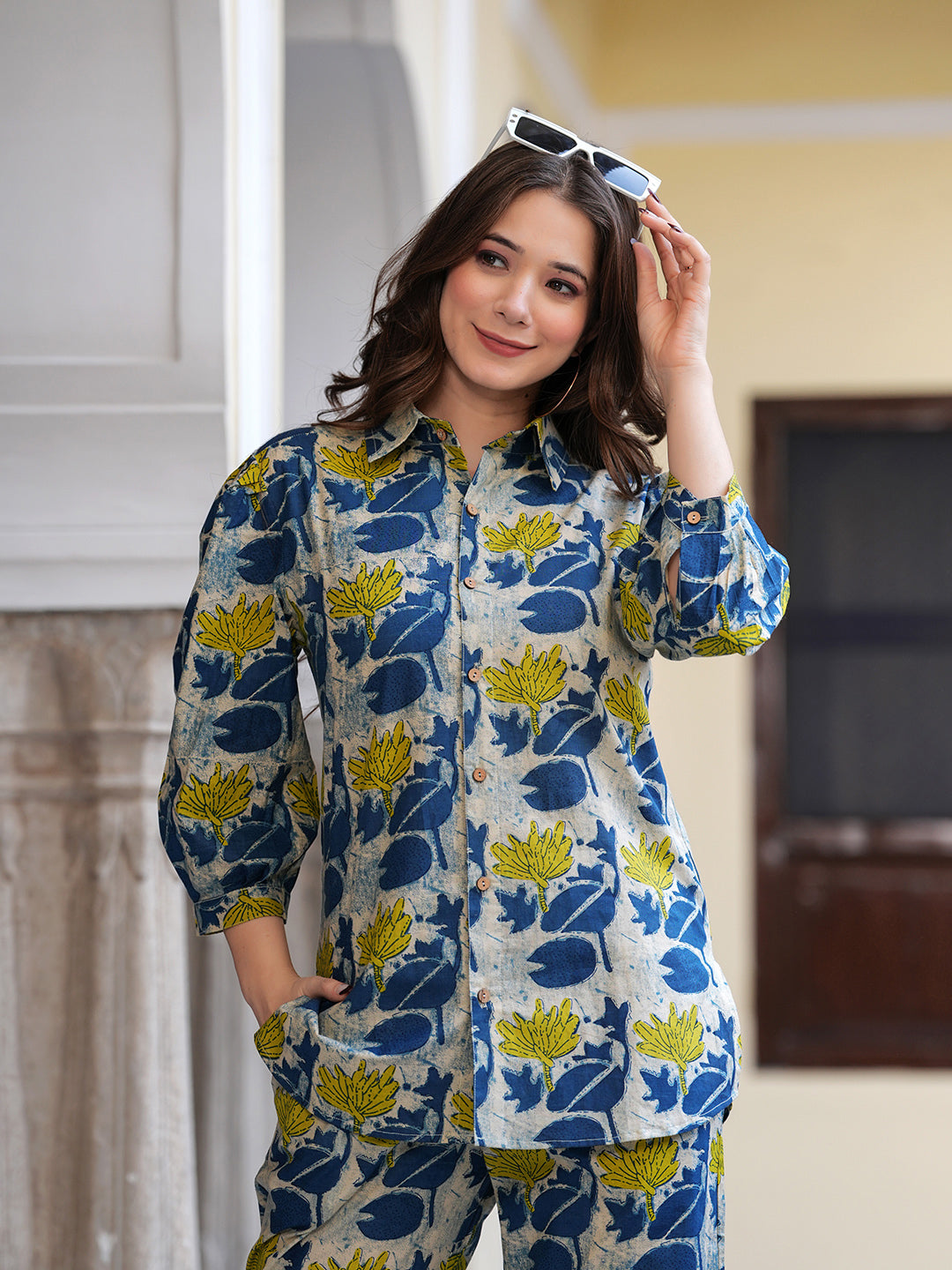 Pure cotton Floral Co-Ord set
